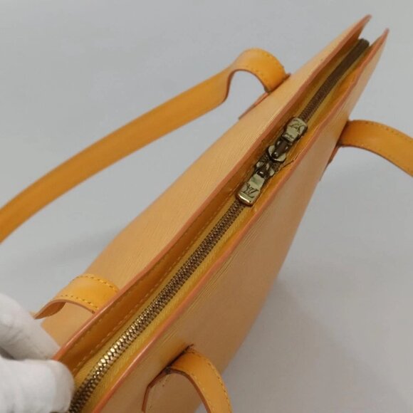 LOUIS VUITTON Epi Lussac Shoulder Bag Yellow LV Auth - Picture 7 of 16